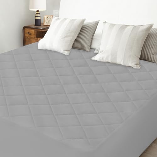 Queen Mattress Pad – Soft Quilted Air Topper with Deep Pocket