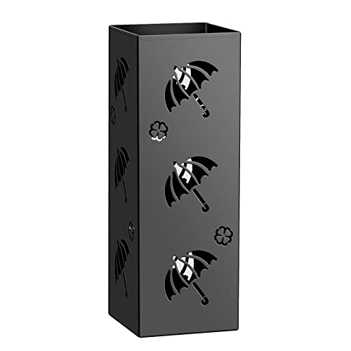Modern Metal Umbrella Stand for Entryway - Compact Rust-Resistant Holder