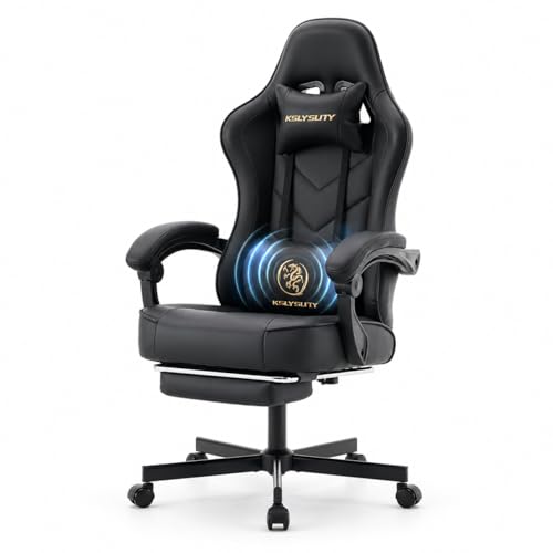 Ergonomic High Back Gaming Chair with Footrest and Lumbar Support