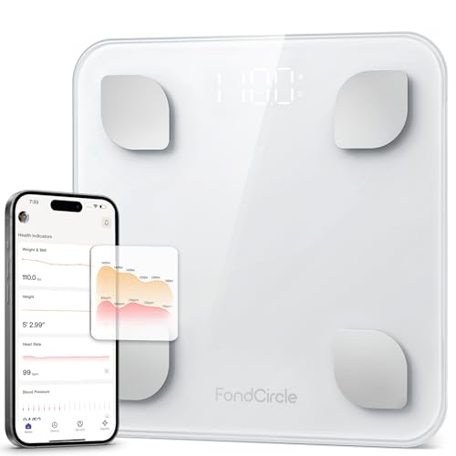 Digital Body Weight Scale with Body Composition Analysis - Bluetooth App Sync