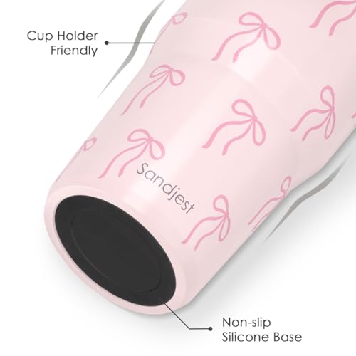 30oz Insulated Stainless Steel Tumbler with Straw Lid and Carry Handle
