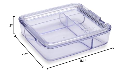 Joie Clear Bento Box, Lunch Storage, Easy Meal on the Go