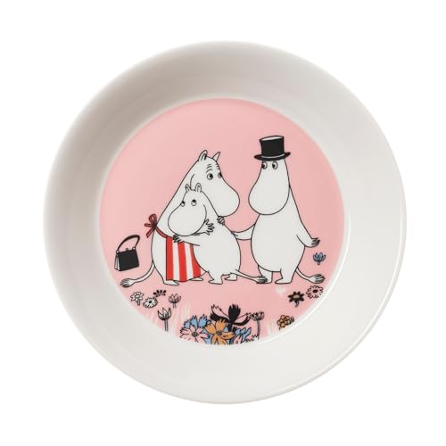 Moomin Arabia Family Time Ceramic Saucer 15cm - Moomin Collectible Dish