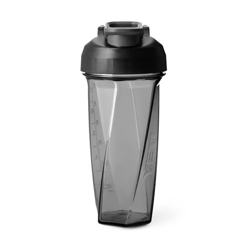 Protein Shaker Bottle 27oz Portable Vortex Blender Cup Charcoal