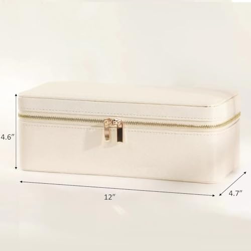 Velvet Bracelet Jewelry Box Organizer with Removable Roll for Watches