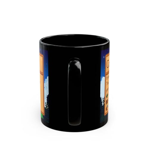 Creator's Cove Stardew Valley 11oz Black Coffee Mug - Gift for Video Game Lovers