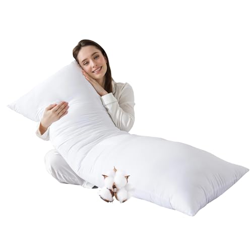 SHOUREN Full Body Pillow for Side Sleepers - 20x54 Inch Soft Bed Pillow