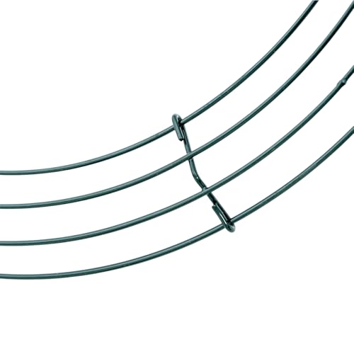 2 Pack 12-Inch Round Metal Wreath Frames - Wire Wreath Forms for DIY Crafts