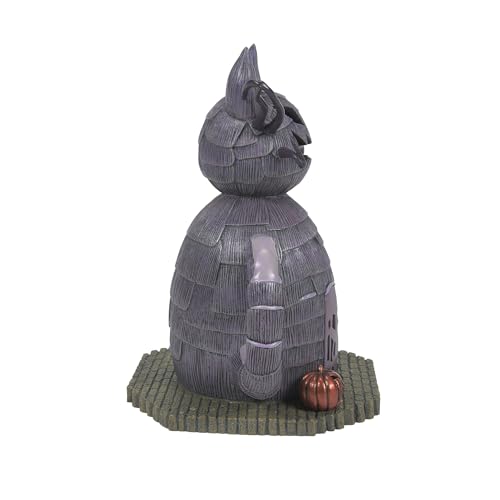 Nightmare Before Christmas Cat House Lit Village Building, 8.27"