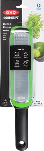 OXO Good Grips Zester & Grater - Precision Etched Design for Effortless Zesting & Grating