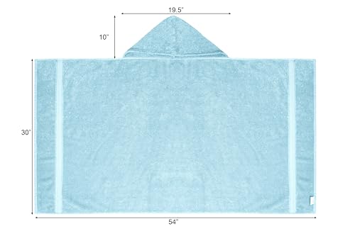 ORIGINAL KIDS Oversized Hooded Bath Towel - 100% Cotton Kids Wrap (30" x 54")