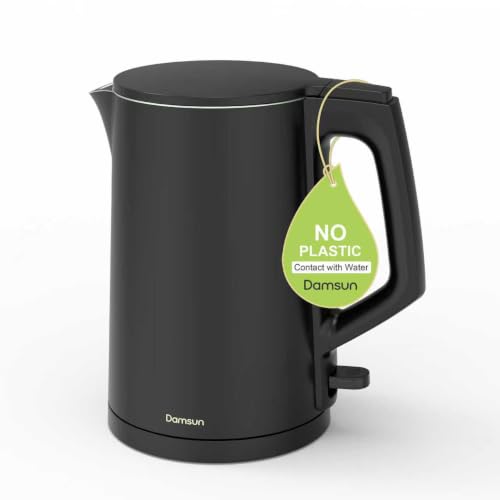 1.7L Stainless Steel Electric Kettle, Cool-Touch Rapid Boil Water Boiler