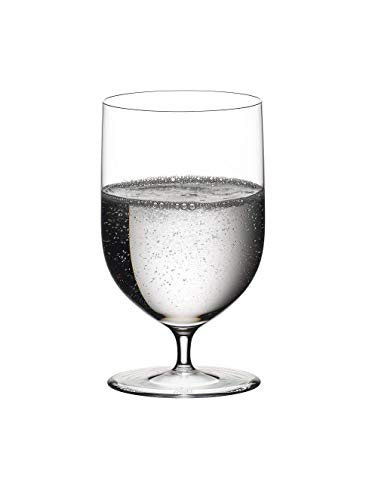Handmade Crystal Water Glass, 11.8 fl oz Elegant Stemless Tumbler