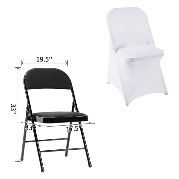 36 PCS Waterproof Stretch Spandex Chair Covers for Events