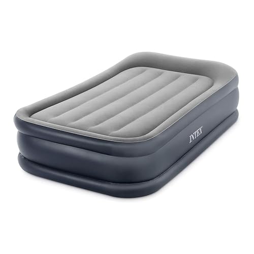 Twin Air Mattress with Built-In Electric Pump & Pillow - 16.5" Raised