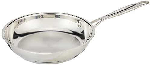 8-Inch Stainless Steel Skillet, Induction Ready Frying Pan with Cool Grip