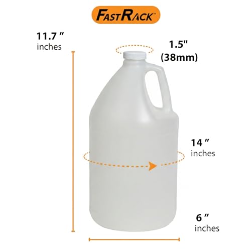 1 Gallon Plastic Water Jug with Lid - Food Grade BPA-Free Container