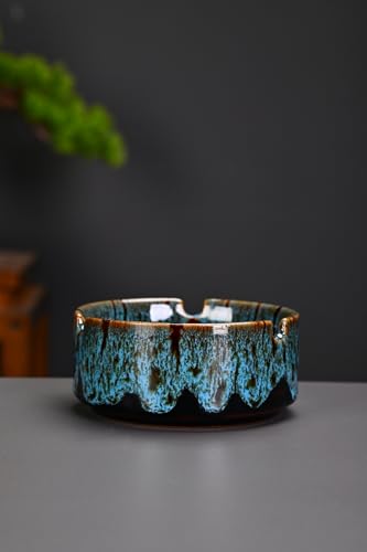 Modern Ceramic Ashtray for Cigarettes - Durable Indoor & Outdoor Ash Tray
