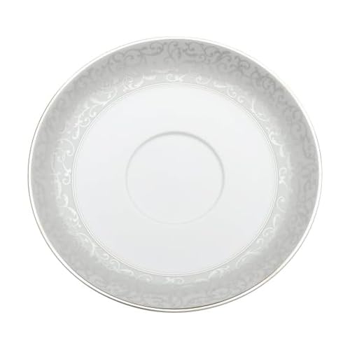 Mikasa Parchment 6.5-Inch Tea Cup Saucer - Elegant Porcelain Drinkware