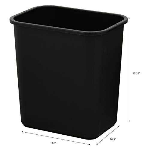 Slim 7.7 Gallon Trash Wastebasket for Office and Home