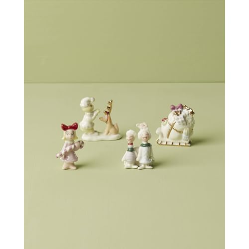 Lenox 897220 Who-Ville Accessories 4-Piece Figurine Set, Christmas & Holiday Decor