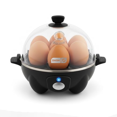 Electric Rapid Egg Cooker & Poacher - 7-Egg Capacity Boiler & Steamer