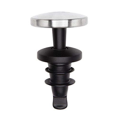 Leakproof Expanding Wine Stopper (2-Pack) - Stainless Steel Bottle Sealer