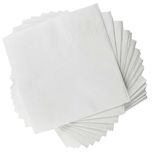 Perfect Stix 1-Ply White Cocktail Napkins - Pack of 500 for Beverages