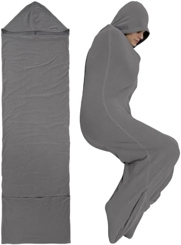 Full Body Sleep Pod with Hood – Cozy Wearable Blanket for Deep Sleep