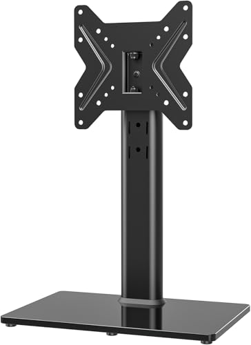 Universal Swivel Tabletop TV Stand for 19-43 Inch TVs | Height Adjustable