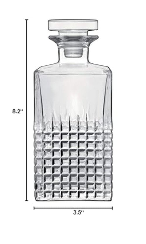 Luigi Bormioli Mixology 8 1/8" Charme Decanter, 26.5 oz, Clear