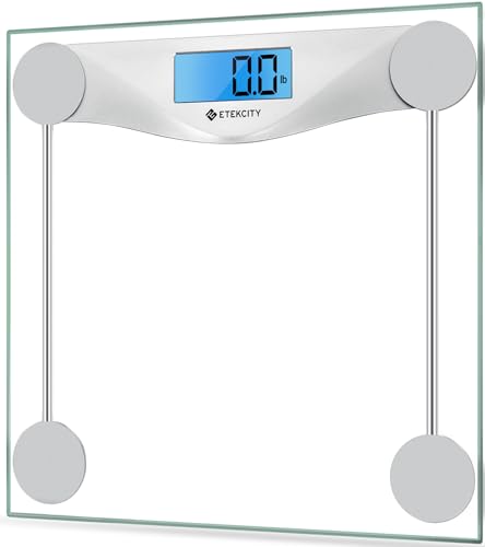 Etekcity Digital Body Weight Bathroom Scale with Tempered Glass and LCD Display