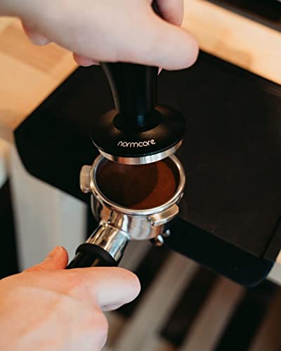 53.3mm Spring-Loaded Espresso Tamper with Self-Leveling Design & 3 Springs