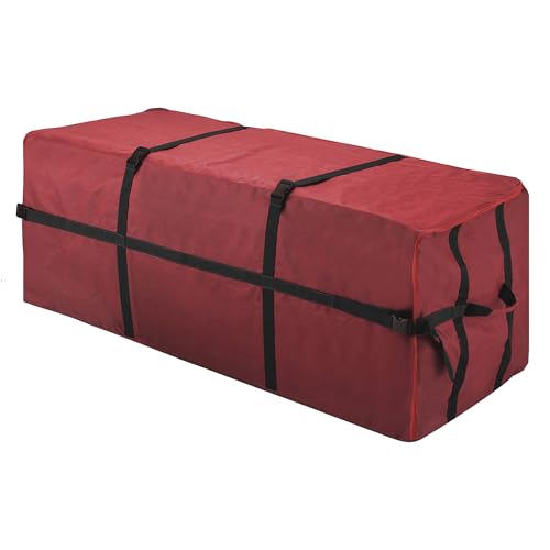 Elf Stor Heavy Duty Canvas Christmas Tree Storage Bag with Straps Fits Up To 6 Ft