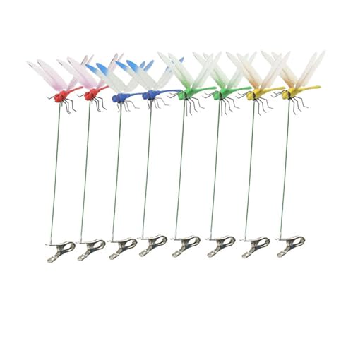 Realistic Dragonfly Clips - Decorative Garden Decor & Outdoor Repellent