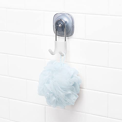 Stronghold Suction Shower Hook for Loofahs, Towels, and Razors