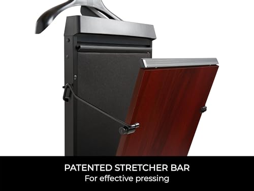 3300 Electric Pants Press with Stretcher Bars - Mahogany Finish