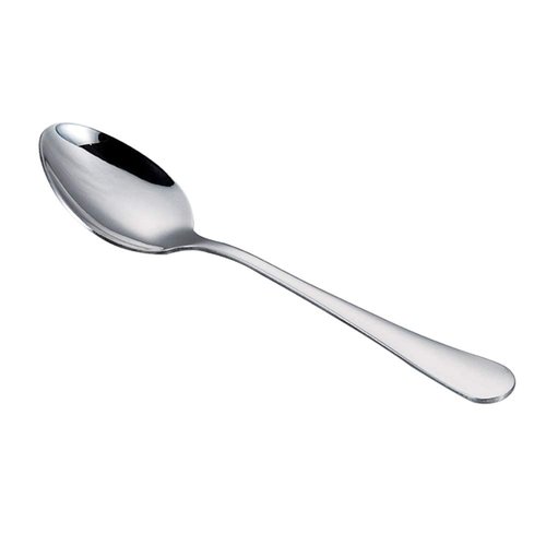 DJ-WARE 12 Pieces Teaspoons 5.5 Inch - Small Spoons Fit 8-12oz Mugs, Cups & Saucers - for Family & Small Gatherings, Sweet Tea, Hot Milk Coffee - Mirror Polished 18/0 Stainless Steel