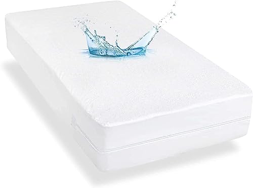 Twin XL Mattress Protector - Waterproof Zippered Encasement