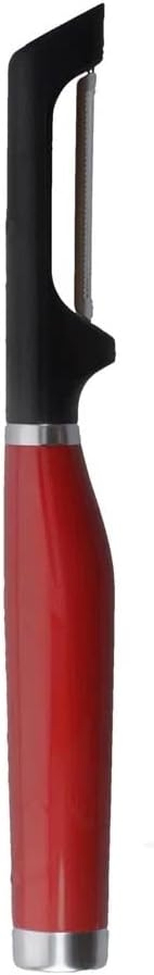 KitchenAid Gourmet Euro Peeler - 8.7-Inch Precision Tool in Vibrant Red
