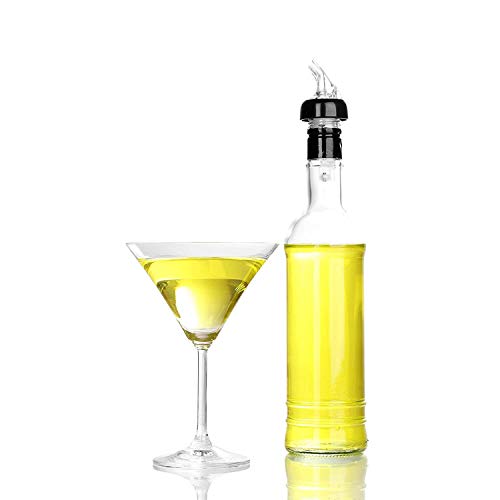 Tiger Chef 3/4 Oz Green Liquor Bottle Pourer 12 Pack Measured Spouts with Collar