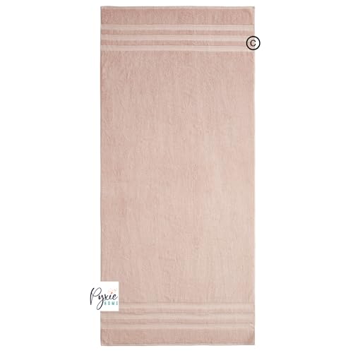 Ultra Large 100% Cotton Bath Sheet - 40x90 Inch Blush Towel