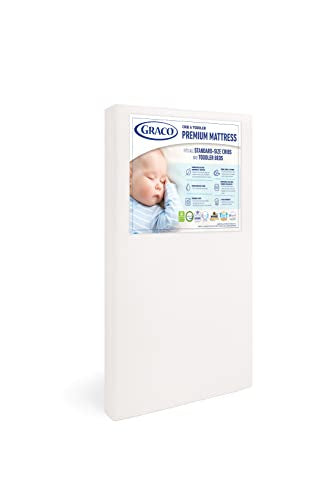 5-in-1 Convertible Baby Crib and Mattress Set, Pebble Gray