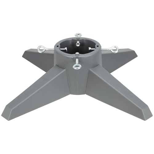 Sturdy Christmas Tree Stand for Live Trees Up to 8ft - Tool-Free Base