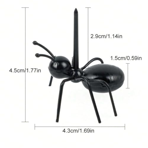 24 Pcs Ant-Shaped Fruit Picks for Kids Lunch & Party Platter - Loizziuy