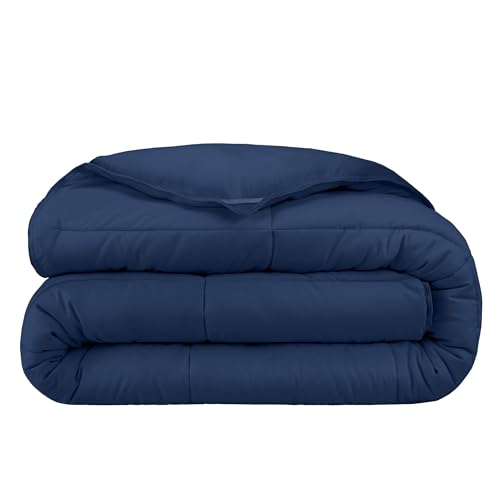 Bare Home Down Alternative Duvet Insert Comforter - Twin/Twin XL, Dark Blue