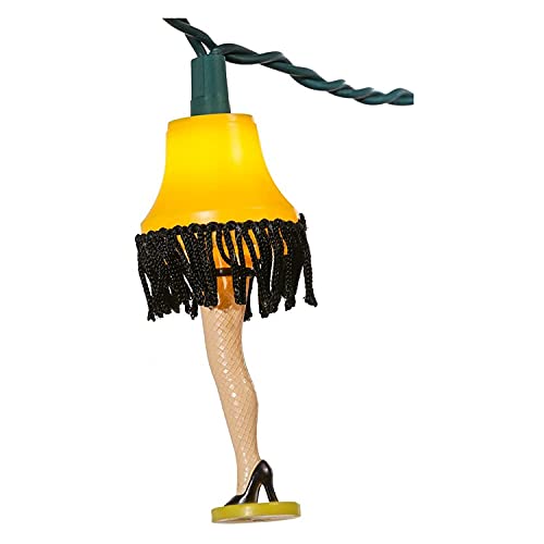 Christmas Story Leg Lamp String Lights - Indoor & Outdoor Holiday Decor