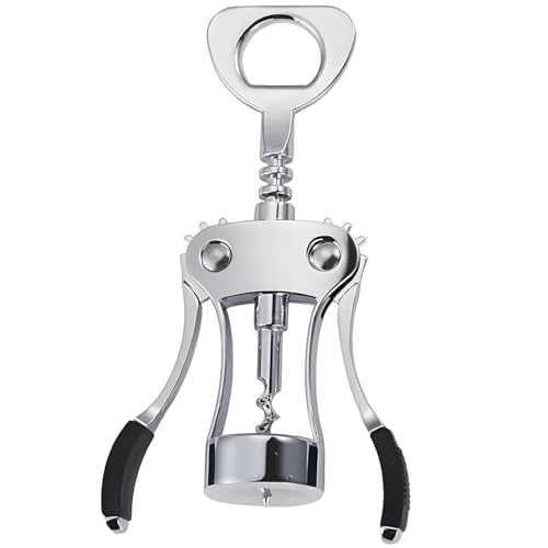 Multifunctional Wing Lever Corkscrew & Bottle Opener - Durable Barware Tool