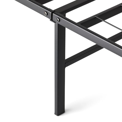 Amazon Basics Queen Metal Platform Bed Frame with Under-Bed Storage, 14-Inch