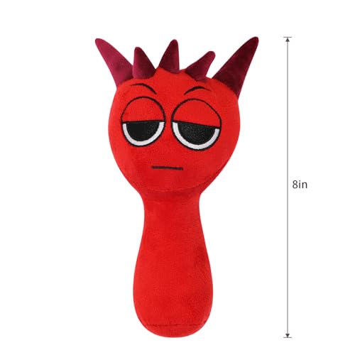 6 Pcs Horror-Themed Plush Toys, Soft Game Fan Gift for Adults & Kids